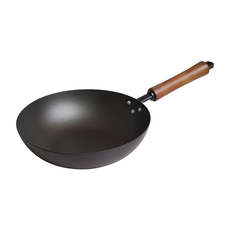 Joyce Chen Classic Series Pre-Seasoned Carbon Steel 9.5" Stir Fry Pan