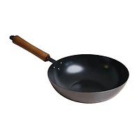 Joyce Chen Classic Series Carbon Steel Ceramic 9.5" Stir Fry Pan