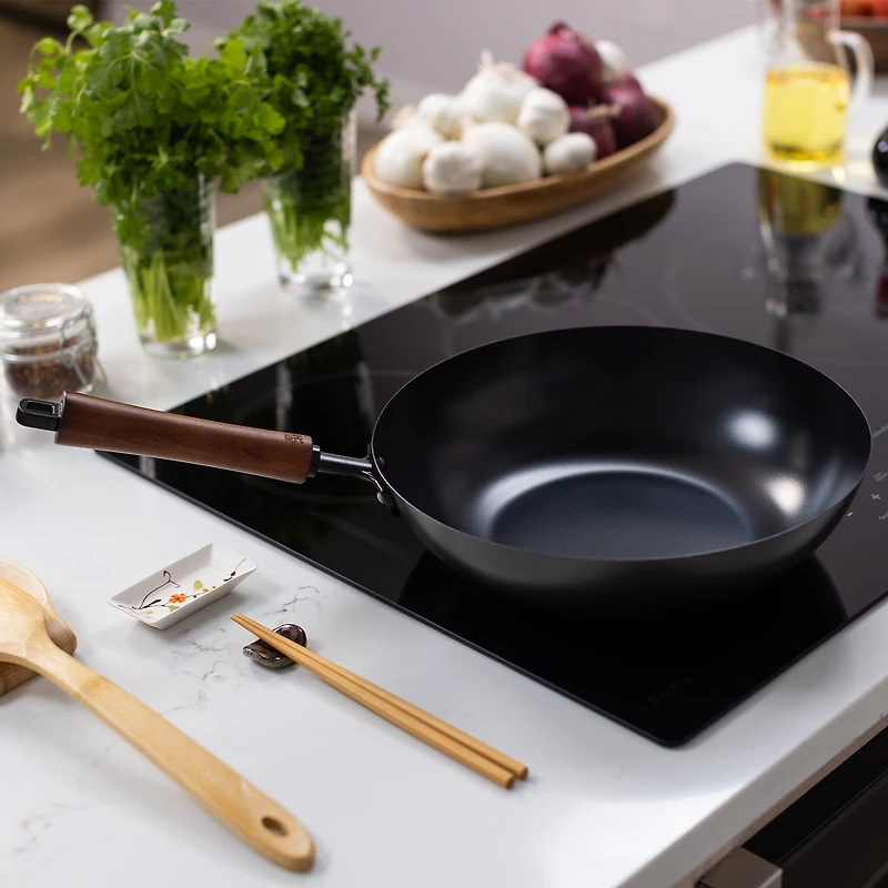 Joyce Chen Classic Series Carbon Steel Ceramic 12" Stir Fry Pan