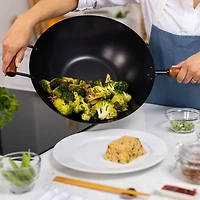 Joyce Chen Classic Series Carbon Steel Ceramic 14" Wok