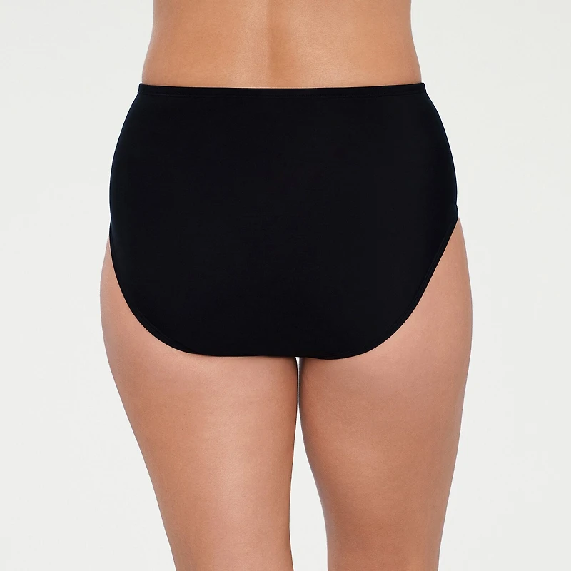 Liz Claiborne Comfort Waistband Brief Bikini Swimsuit Bottom