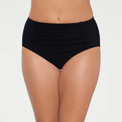 Liz Claiborne Comfort Waistband Brief Bikini Swimsuit Bottom