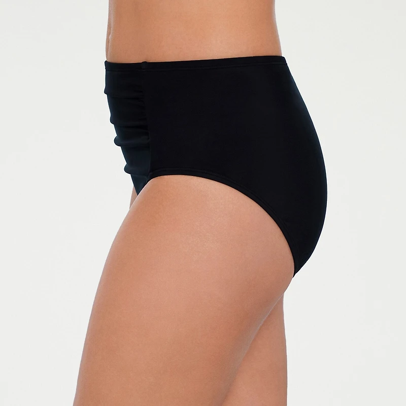 Liz Claiborne Comfort Waistband Brief Bikini Swimsuit Bottom