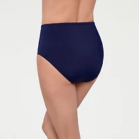 Liz Claiborne Comfort Waistband Brief Bikini Swimsuit Bottom