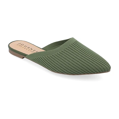 Journee Collection Aniee Womens Pointed Closed Toe Mules