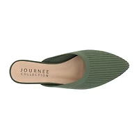 Journee Collection Aniee Womens Pointed Closed Toe Mules