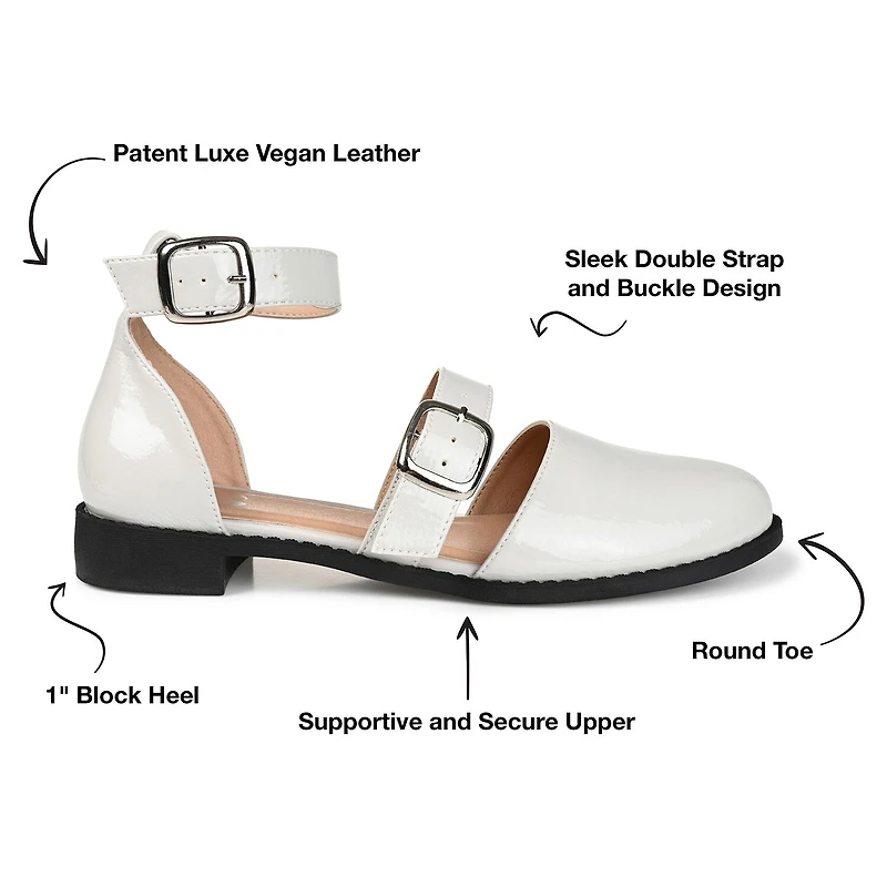 Journee Collection Constance Womens Round Mary Jane Shoes