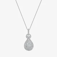 Limited Quantities! (F / Si2) Womens 1 CT. T.W. Lab Grown White Diamond 14K Gold 18 Inch Pendant Necklace
