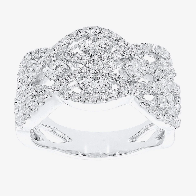 Limited Quantities! (F / Si2) Womens 1 CT. T.W. Lab Grown White Diamond 14K Gold Band