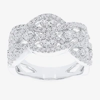 Limited Quantities! (F / Si2) Womens 1 CT. T.W. Lab Grown White Diamond 14K Gold Band