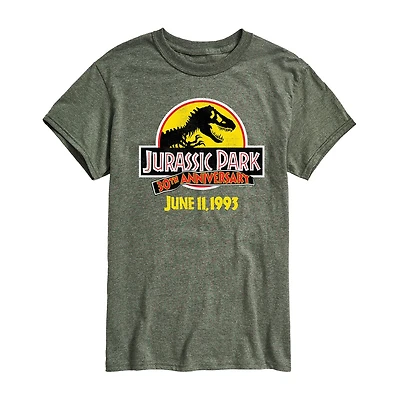 Mens Short Sleeve Jurassic World Graphic T-Shirt