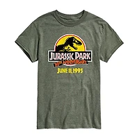 Mens Short Sleeve Jurassic World Graphic T-Shirt