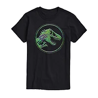 Mens Short Sleeve Jurassic World Graphic T-Shirt