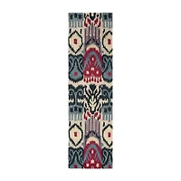 Safavieh Ikat Collection Eirann Geometric Runner Rug