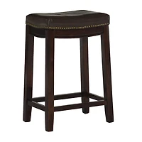 Linon Lakeland Upholstered Backless Counter Stool