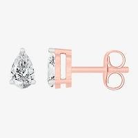 (H-I / SI1-SI2) 1/2 CT. T.W. Lab Grown White Diamond 14K Gold 5.3mm Pear Stud Earrings