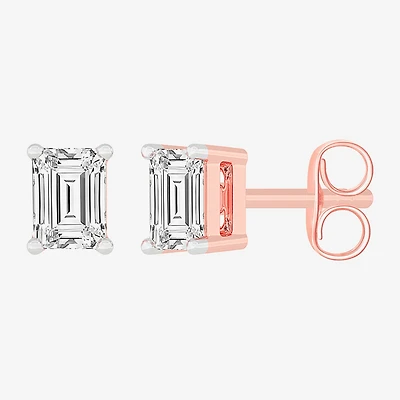 (H-I / SI1-SI2) 1/2 CT. T.W. Lab Grown White Diamond 14K Gold 4.2mm Stud Earrings