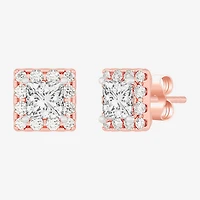 (G-H / SI1-SI2) 2 1/2 CT. T.W. Lab Grown White Diamond 14K Gold 5mm Stud Earrings