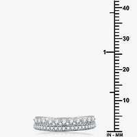 (H-I / I1) Womens 1/2 CT. T.W. Lab Grown White Diamond 10K Gold Anniversary Wedding Band
