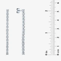 (G-H / I1-I2) Womens 1/4 CT. T.W. Lab Grown White Diamond Sterling Silver Drop Earrings