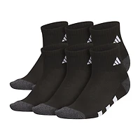 adidas Boys 6 Pair Quarter Ankle Socks