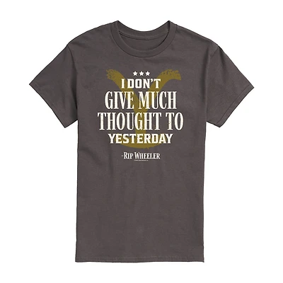 Mens Short Sleeve Yellowstone Graphic T-Shirt