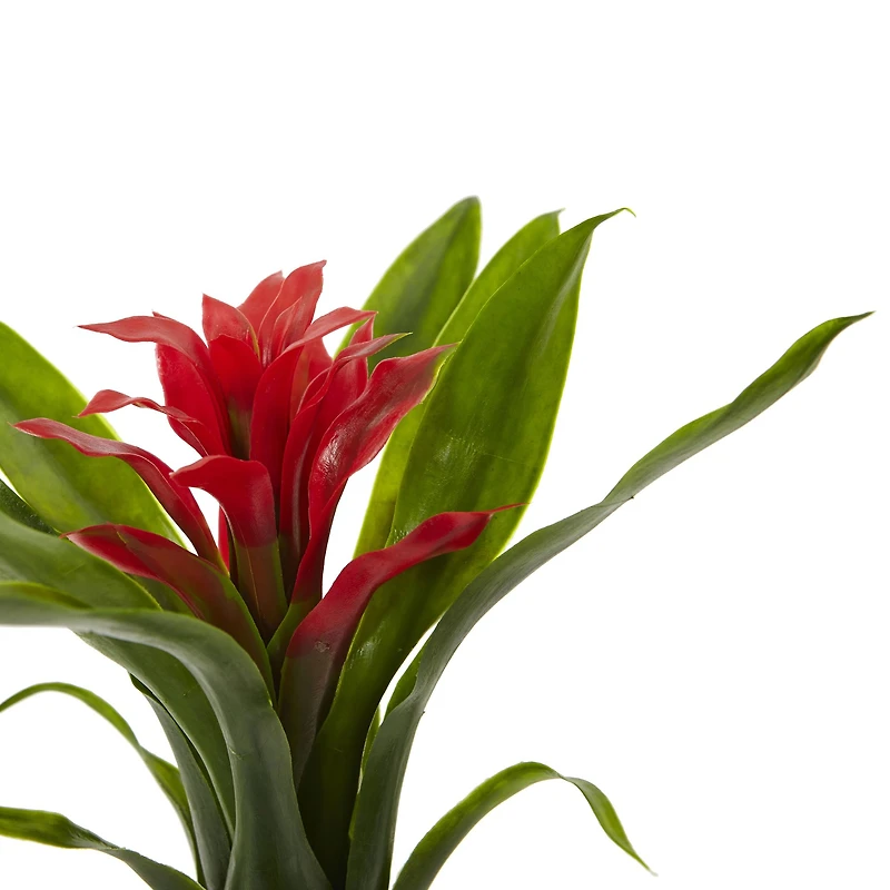 10” Bromeliad Artificial Flower Stem; Set of 6