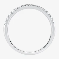 (H-I / Si1-Si2) Womens 1/4 CT. T.W. Lab Grown White Diamond 10K Gold Wedding Band
