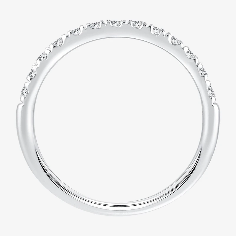 H-I / Si1-Si2) Womens 1/ CT. T.W. Lab Grown White Diamond 10K Gold Wedding Band