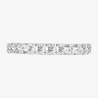 (H-I / Si1-Si2) Womens 2MM 3/4 CT. T.W. Lab Grown White Diamond 10K Gold Wedding Band