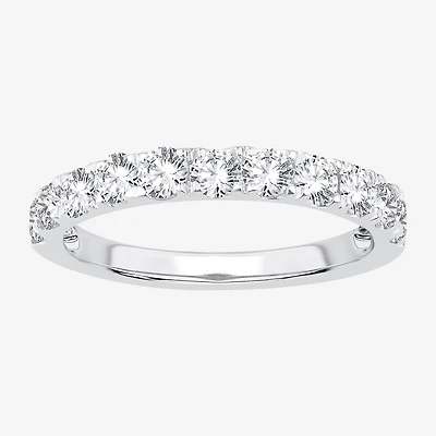 H-I / Si1-Si2) Womens 2MM / CT. T.W. Lab Grown White Diamond 10K Gold Wedding Band