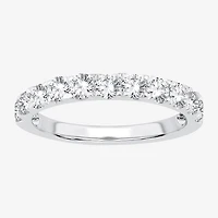 H-I / Si1-Si2) Womens 2MM / CT. T.W. Lab Grown White Diamond 10K Gold Wedding Band