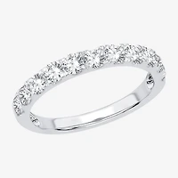 H-I / Si1-Si2) Womens 2MM / CT. T.W. Lab Grown White Diamond 10K Gold Wedding Band