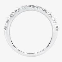 H-I / Si1-Si2) Womens 2MM / CT. T.W. Lab Grown White Diamond 10K Gold Wedding Band