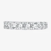 (H-I / Si1-Si2) Womens 1 1/2 CT. T.W. Lab Grown White Diamond 14K Gold Wedding Band