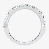 (H-I / Si1-Si2) Womens 1 1/2 CT. T.W. Lab Grown White Diamond 14K Gold Wedding Band