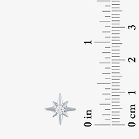 Diamond Addiction North Star (G-H / Si2-I1) 1/10 CT. T.W. Lab Grown White 10K Gold Over Silver 10mm Stud Earrings