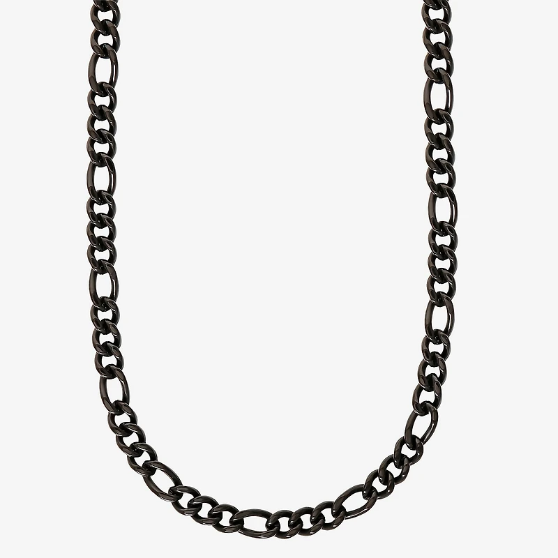 Shaquille O'Neal XLG™ Mens Stainless Steel 24 Inch Figaro Chain Necklace