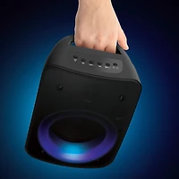 Mini 4" Bluetooth Party Speaker with 3 LED Light Modes