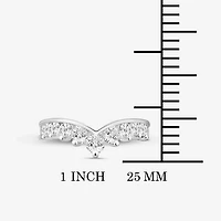 (I / Si2) Womens 1 CT. T.W. Lab Grown White Diamond 14K Gold Wedding Band