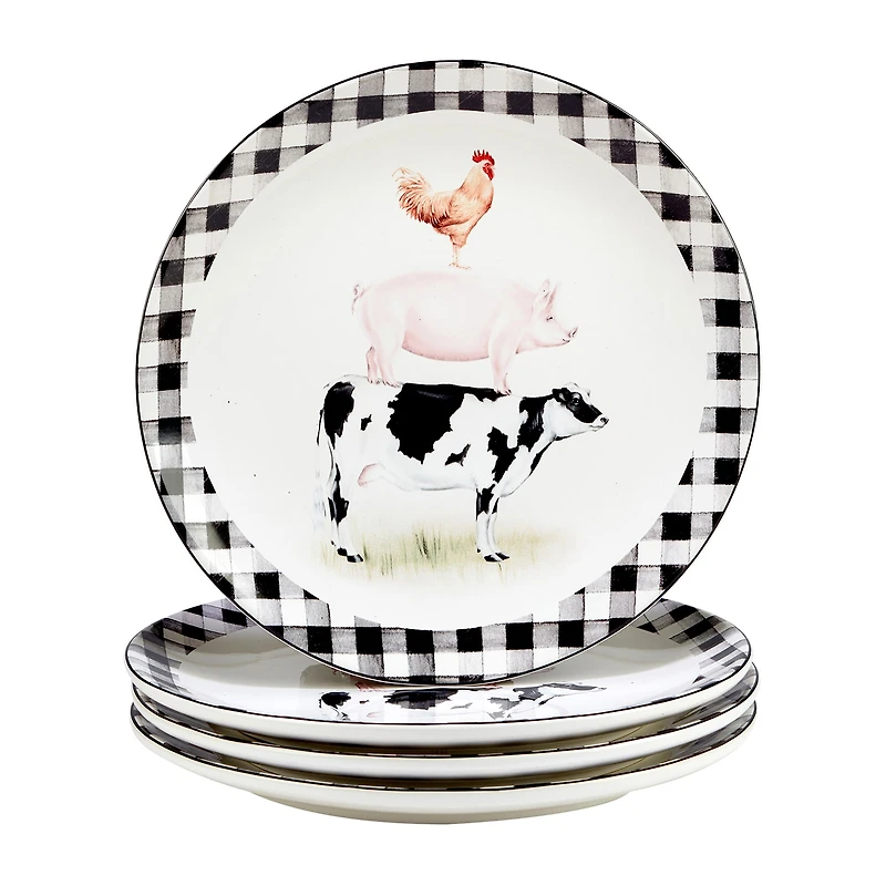 Certified International On The Farm 16-pc. Earthenware Dinnerware Set