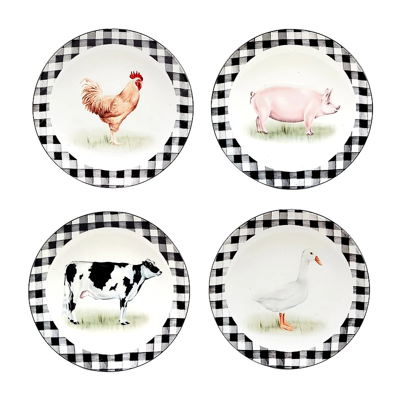 Certified International On The Farm 16-pc. Earthenware Dinnerware Set