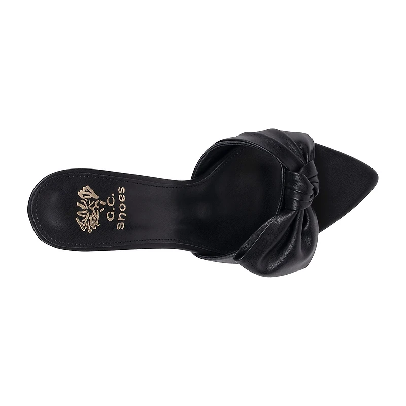 GC Shoes Womens Carmen Knotted Heeled Sandals