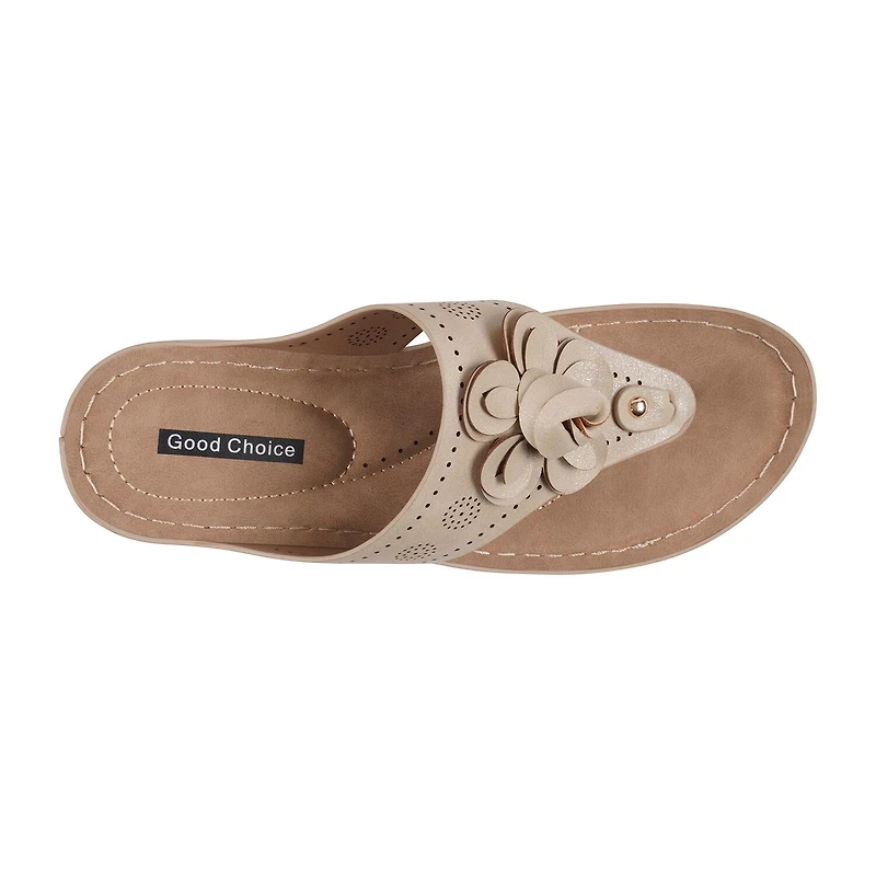 GC Shoes Womens Willa Wedge Sandals