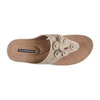GC Shoes Womens Willa Wedge Sandals