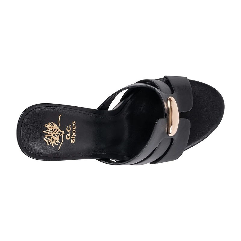 GC Shoes Womens Verona Hardware Heeled Sandals