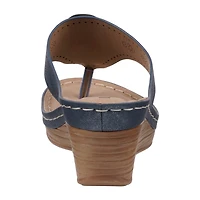 GC Shoes Womens Willa Wedge Sandals