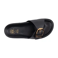 GC Shoes Womens Basel Buckled Slide Sandals