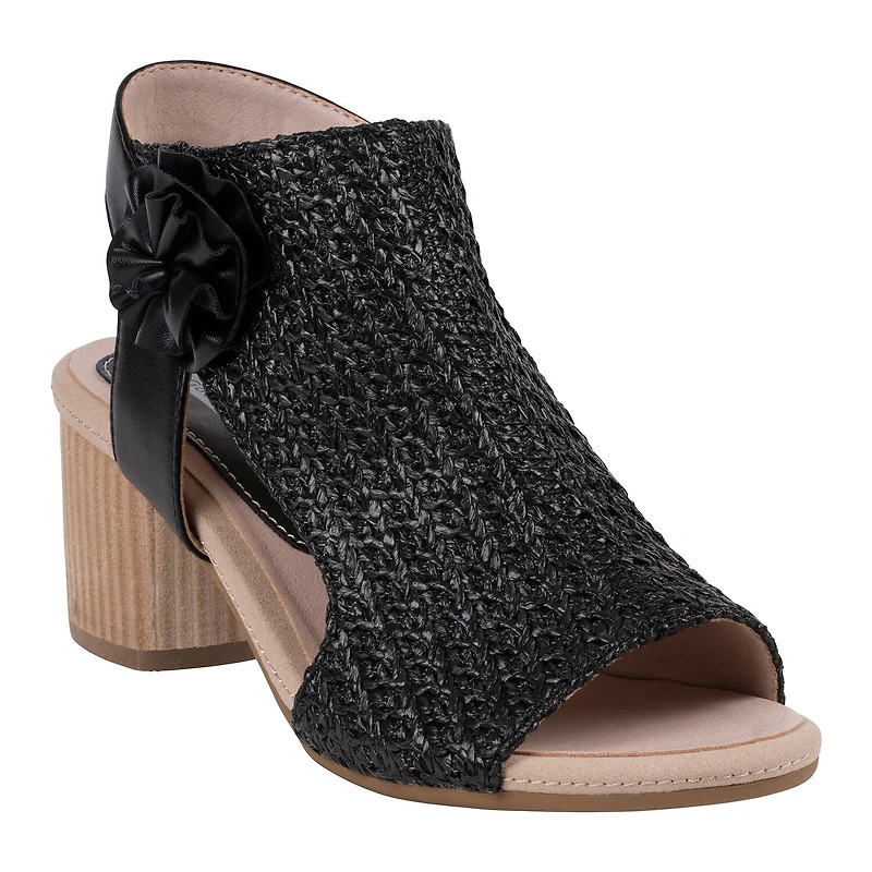 GC Shoes Womens Zakki Shootie Heeled Sandals