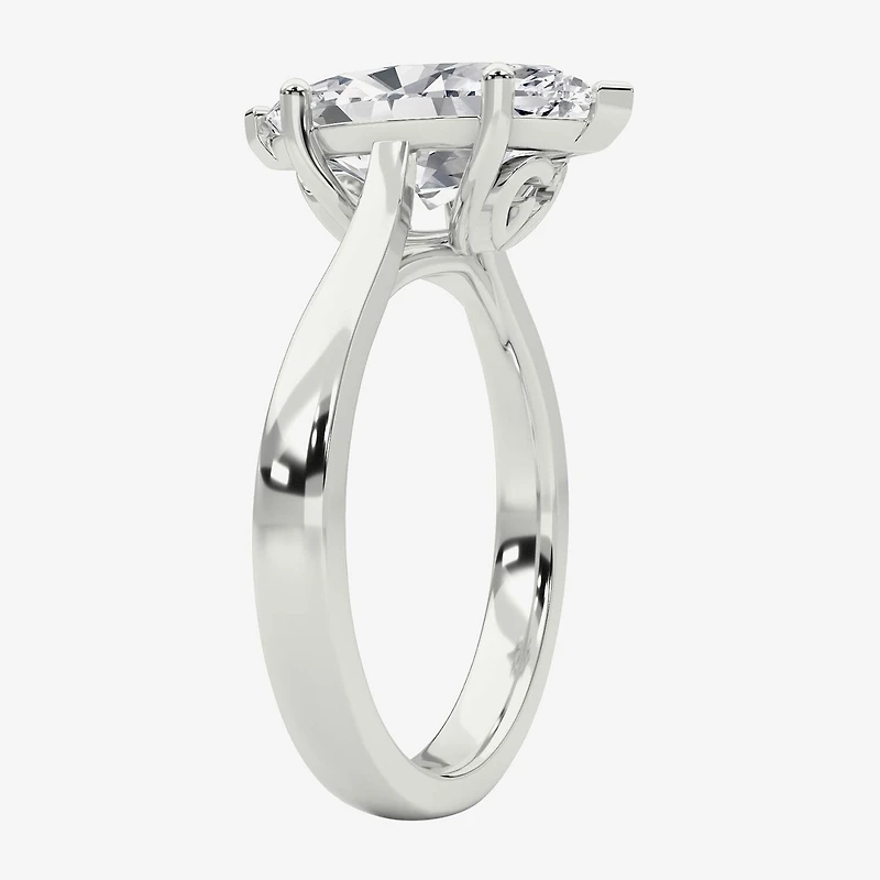 Grown Gorgeous (F / Vs2) Womens /4 CT. T.W. Lab White Diamond 14K Gold Marquise Solitaire Engagement Ring